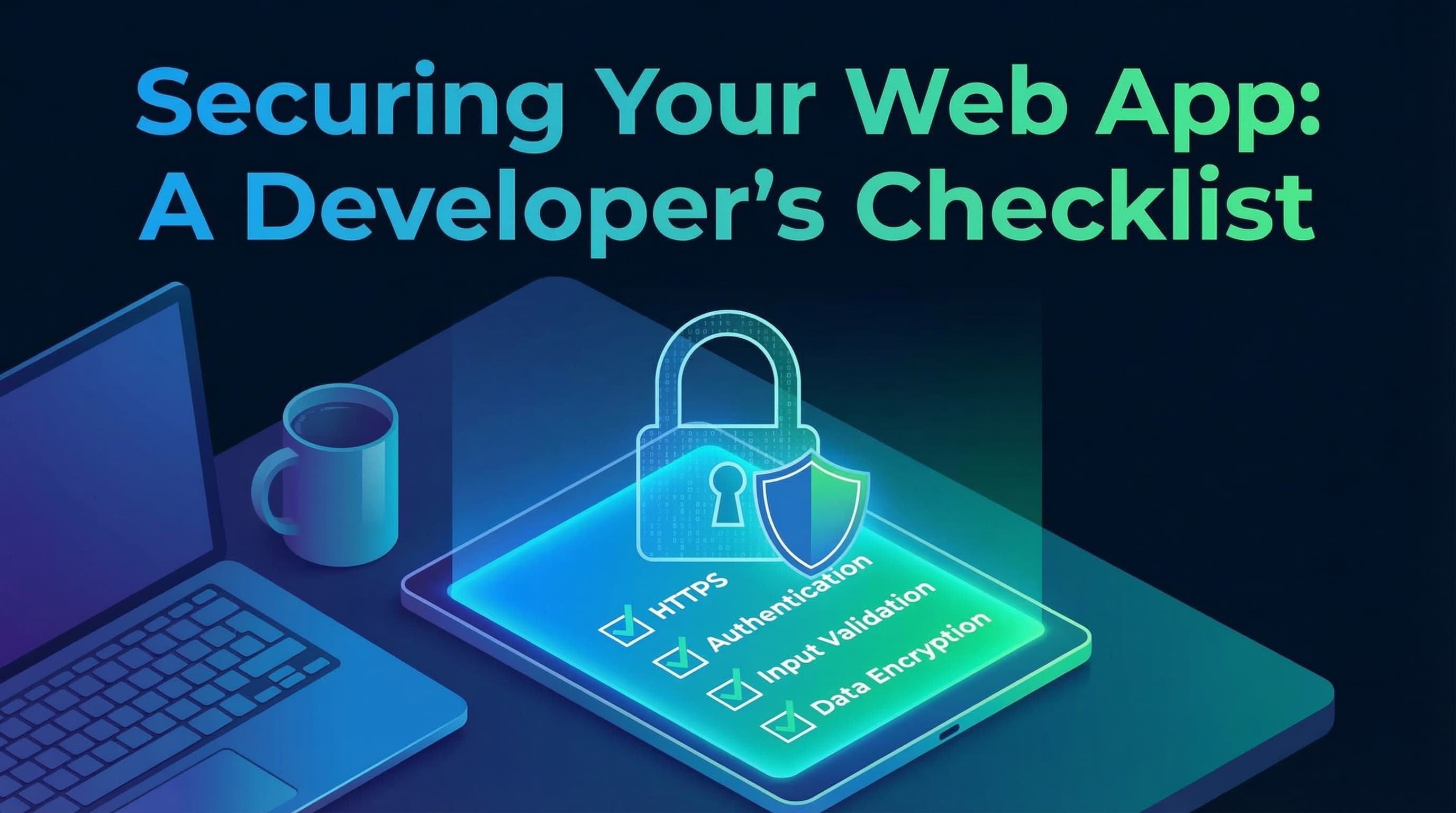 Securing Your Web App: A Developer's Checklist