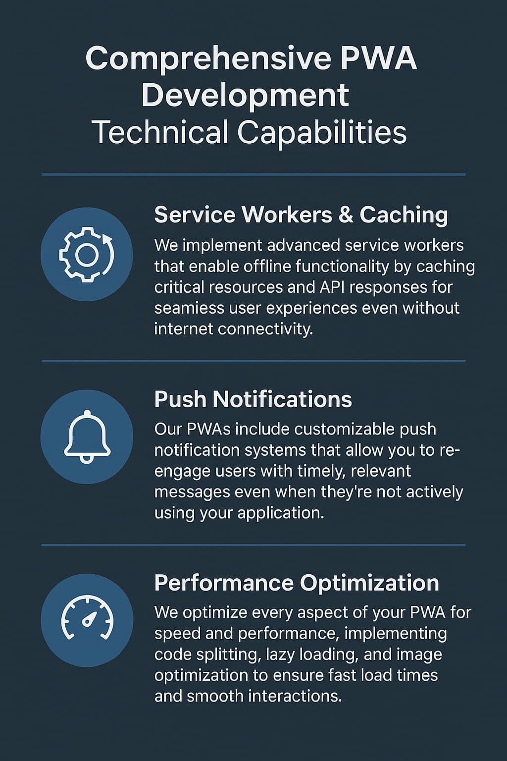 PWA Technical Capabilities