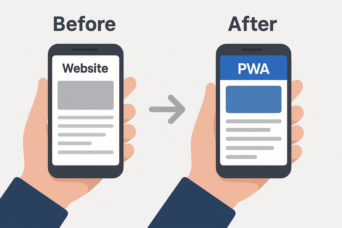 Before and After PWA Transformation