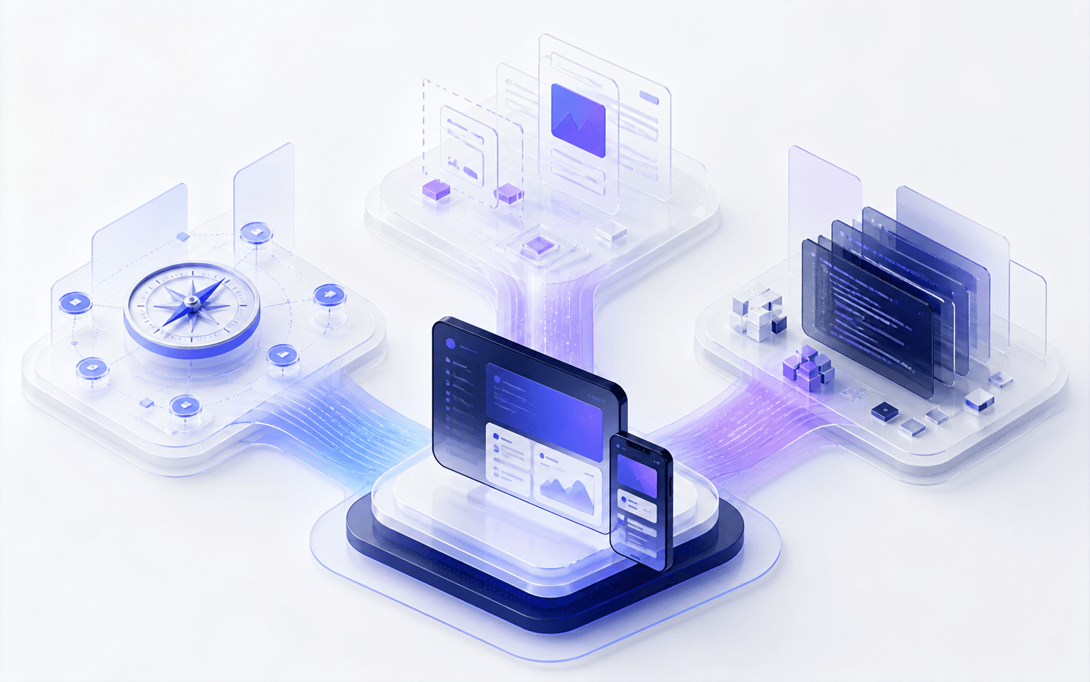 Strategy, interface design, and engineering systems converging into a digital product
